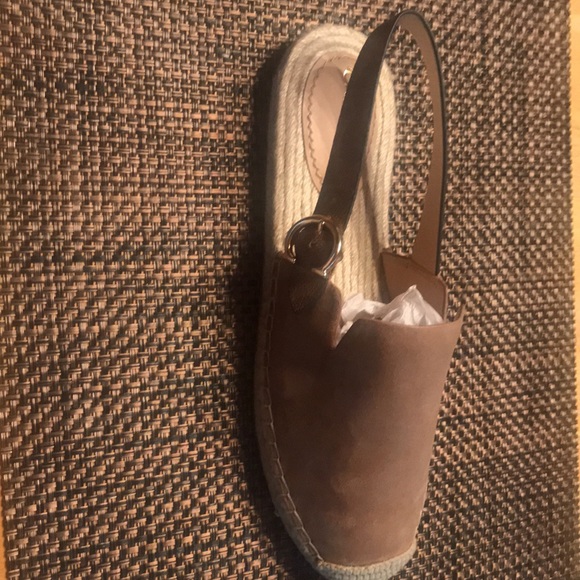 COACH SUEDE SIGNATURE ESPADRILLES - Picture 4 of 7